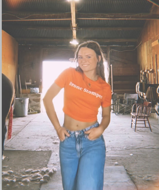 Bronc Stomper baby tee