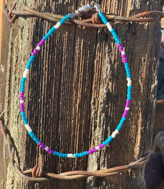 Tied for 6 anklet